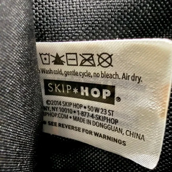 Skip Hop Grab & Go Stroller Organizer Black Neoprene Universal Caddy Bag - Picture 8 of 8